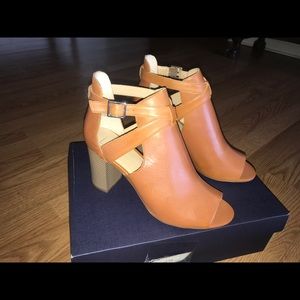 Gap Open-Toe Buckle Booties